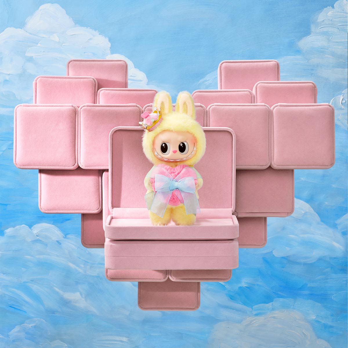 Pop Mart The Monsters: Let’s Checkmate Series Labubu Vinyl Plush Hanging Card