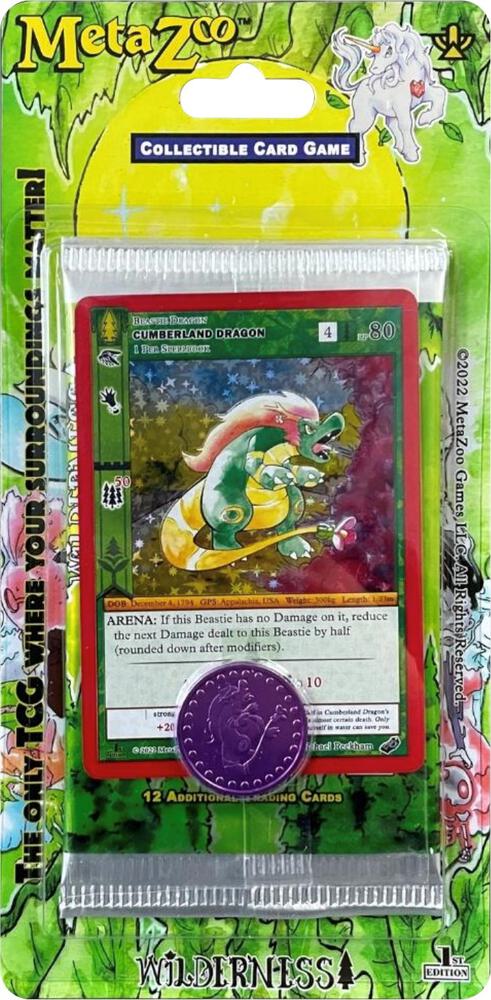 MetaZoo: Cryptid Nation TCG - Wilderness 1st Edition Blister Pack