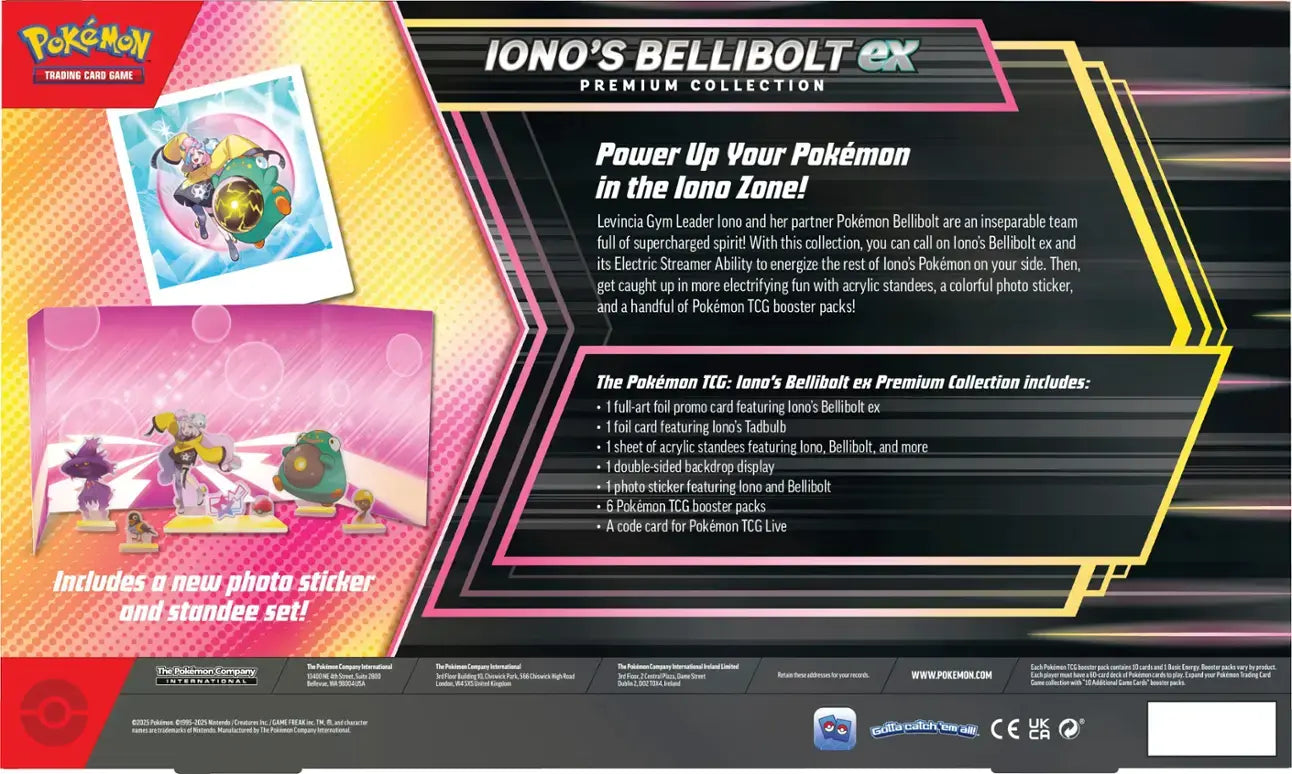 Pokémon TCG: Iono’s Bellibolt ex Premium Collection Box