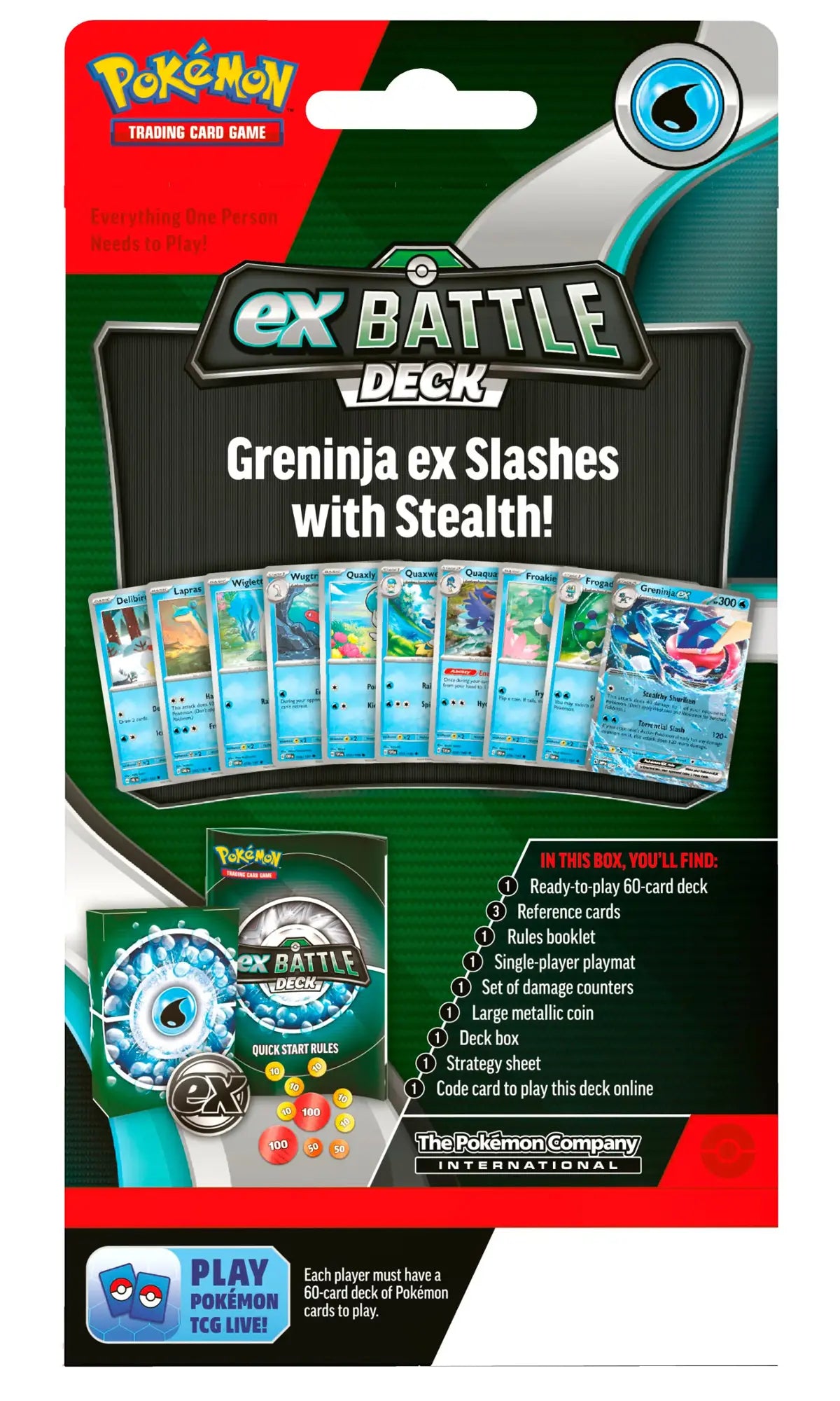 Pokémon TCG: Kangaskhan or Greninja ex Battle Deck (Random)