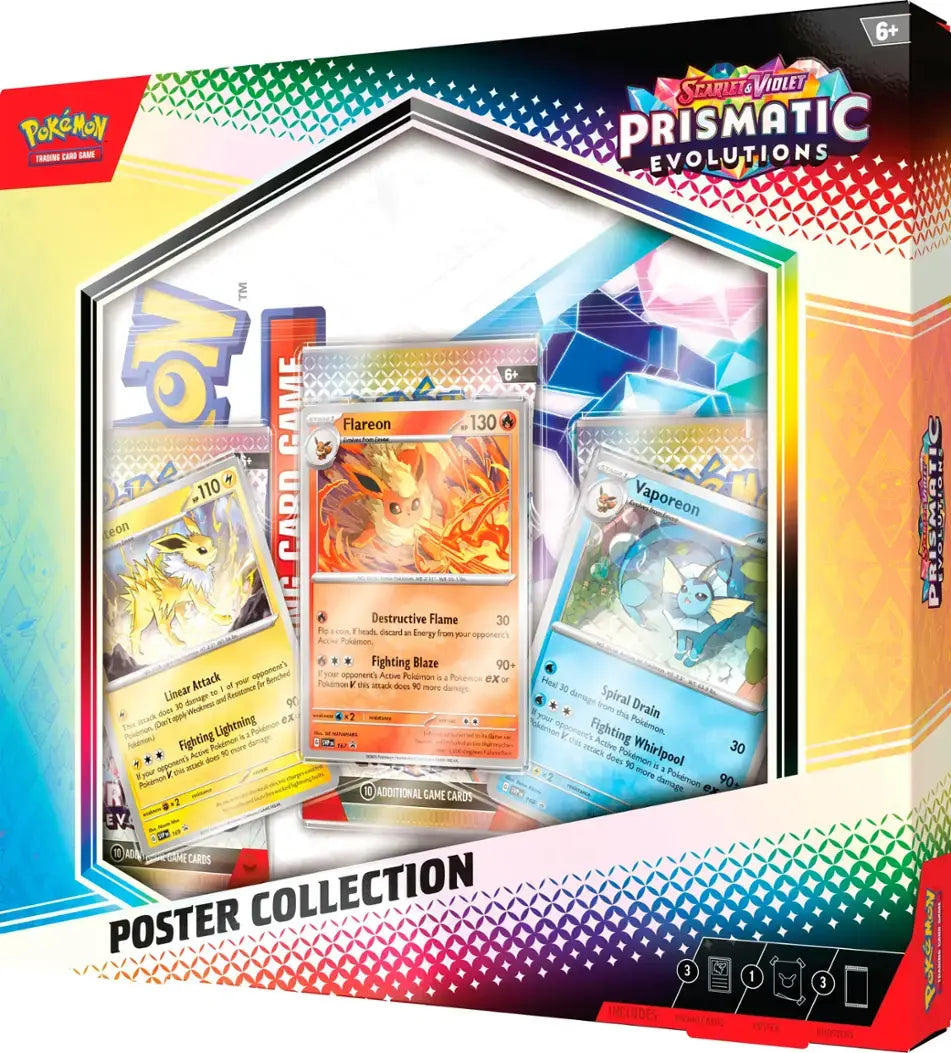 Pokemon TCG: Scarlet & Violet - Prismatic Evolutions Poster Collection