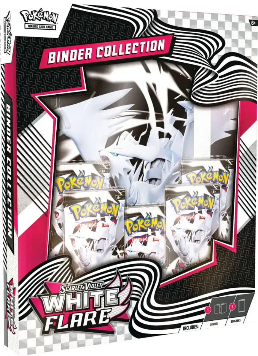 Pokémon Binder Collection with Scarlet and White Flare design