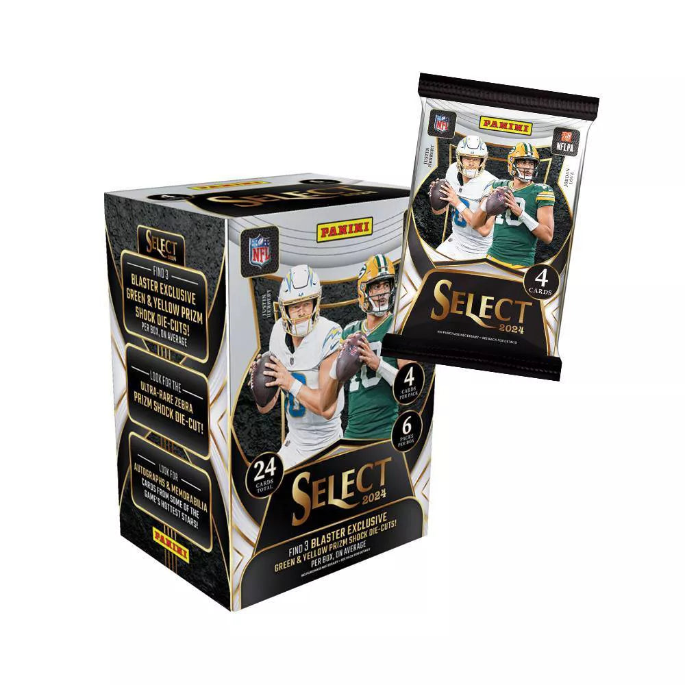 2024 Panini Select Football Trading Card Blaster Box
