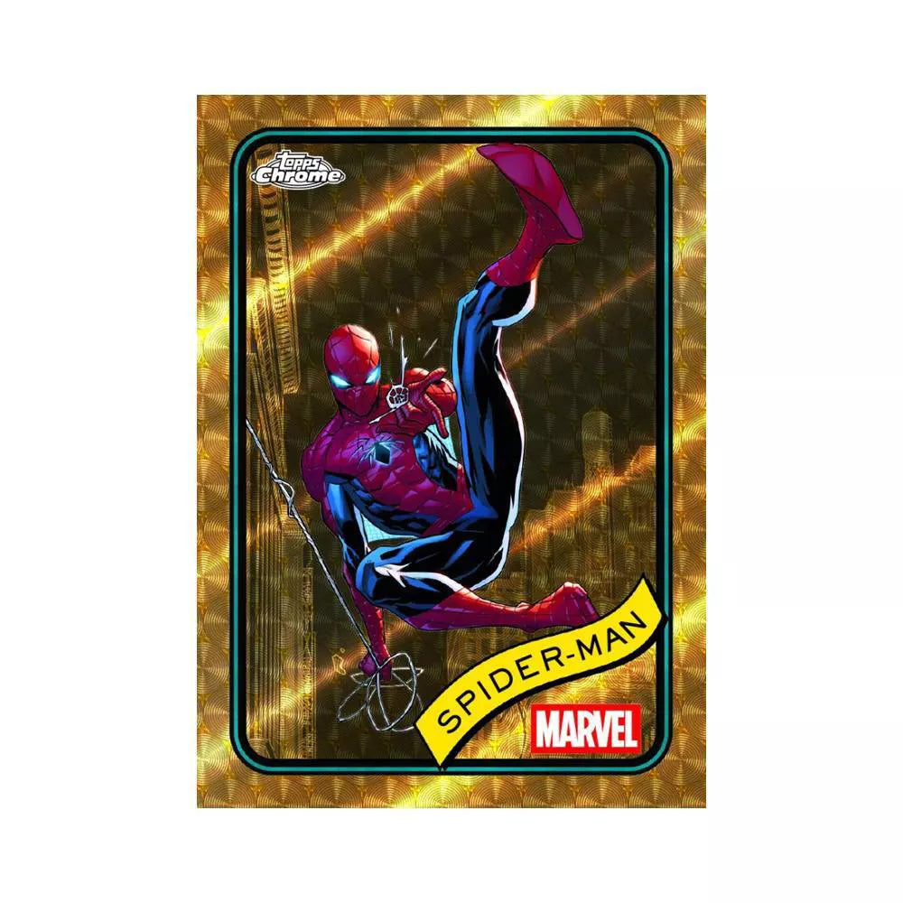 2025 Topps Chrome Marvel Trading Card Value Box