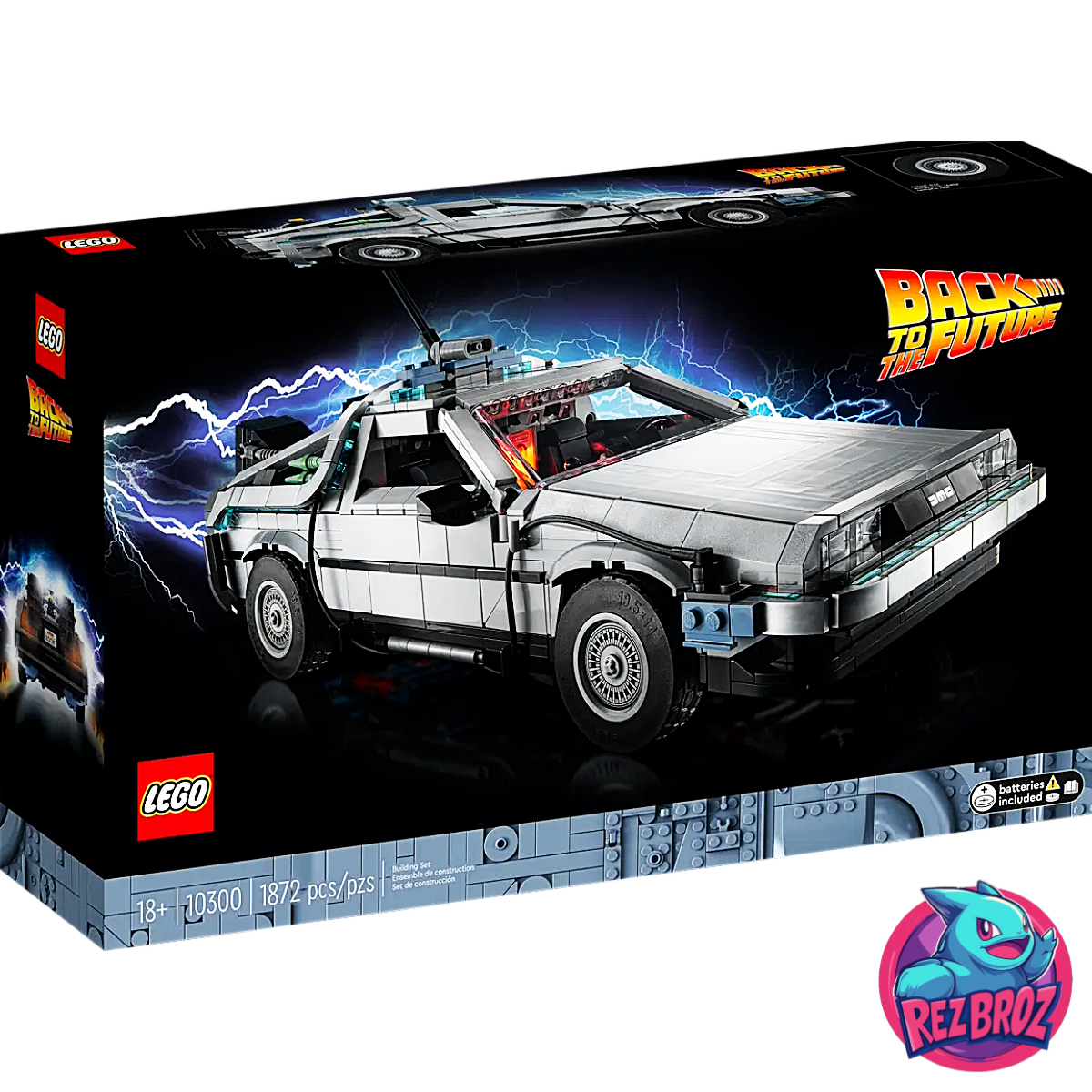 LEGO Back to the Future Time Machine 10300 – Box Front