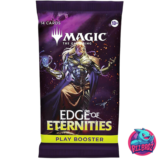 Magic: The Gathering Edge of Eternities Play Booster Pack – Front - with Rez Broz Logo
