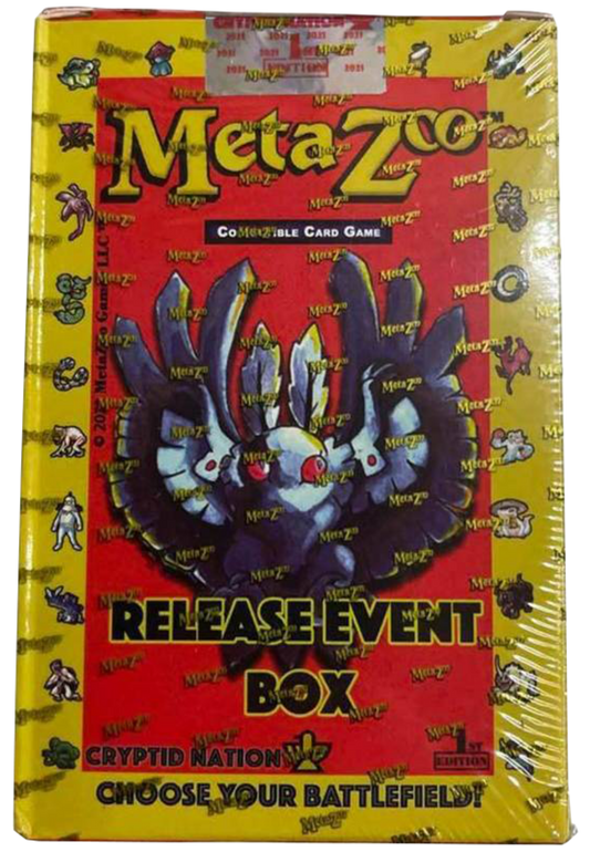 MetaZoo Trading Card Game Cryptid Nation Release Event Box (First Edition)
