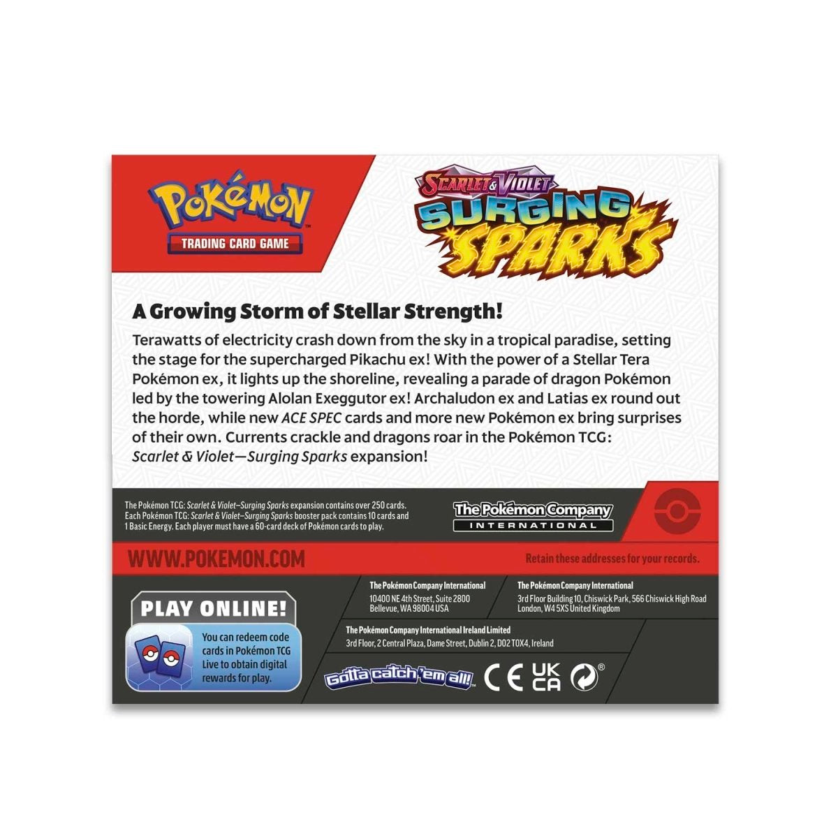 Pokémon TCG: Scarlet & Violet - Surging Sparks Booster Box (36 Packs)