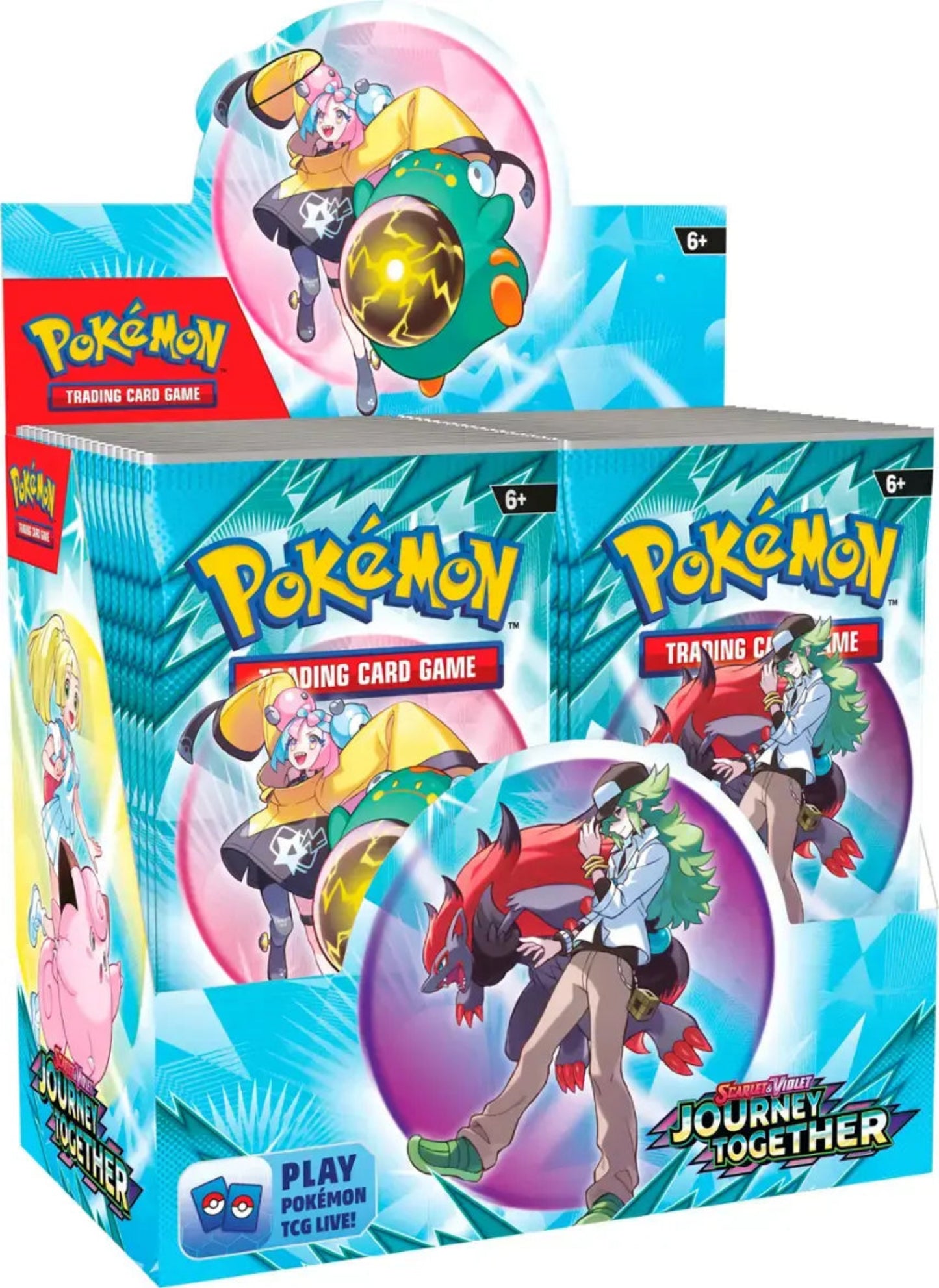 Pokémon TCG: Scarlet & Violet-Journey Together Enhanced Booster Display Box (36 Packs & 1 Promo Card)