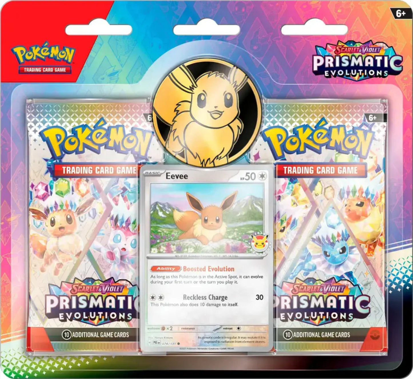 Pokémon TCG: Scarlet & Violet Prismatic Evolutions 2-Pack Blister