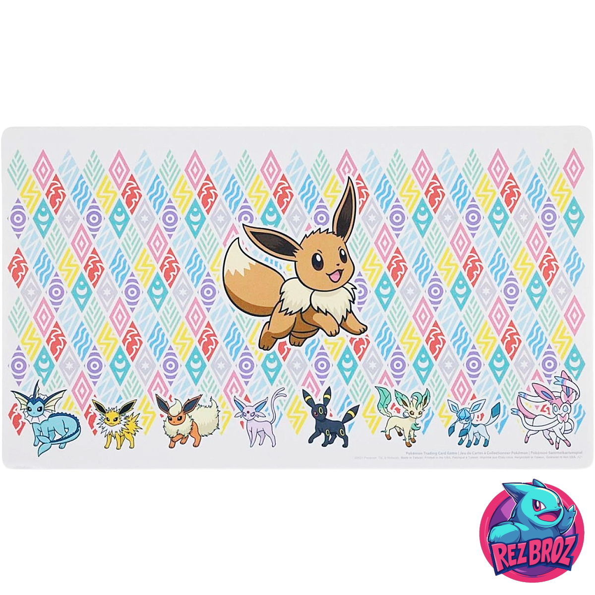 Pokémon TCG: Eevee Prismatic Playmat - Overview - Rez Broz Collectibles