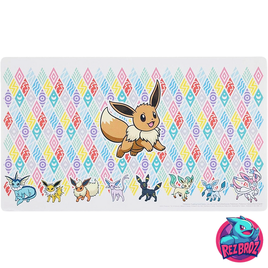 Pokémon TCG: Eevee Prismatic Playmat - Overview - Rez Broz Collectibles