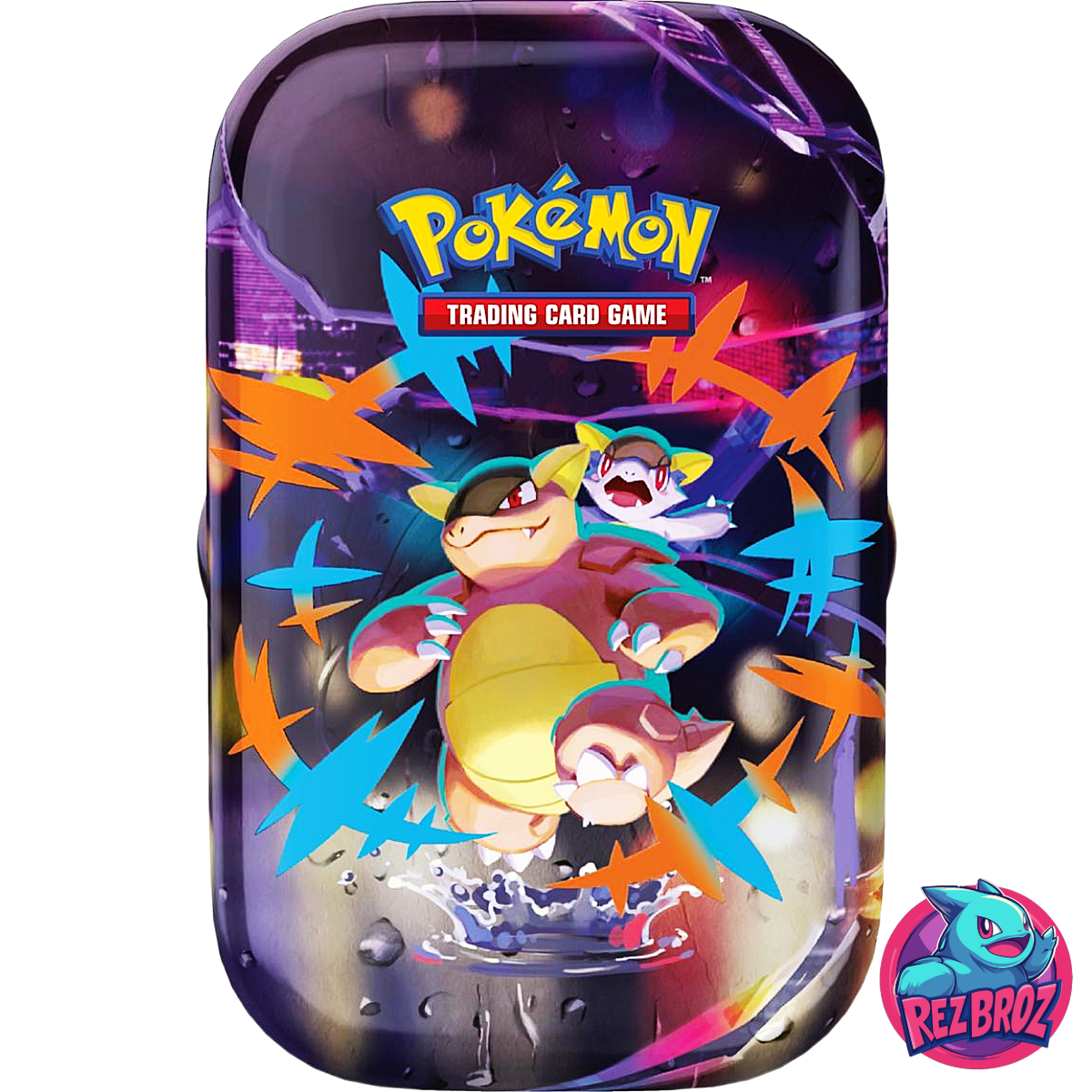 Pokémon TCG: Mega Heroes Mini Tin (Kangaskhan) - Rez Broz Collectibles