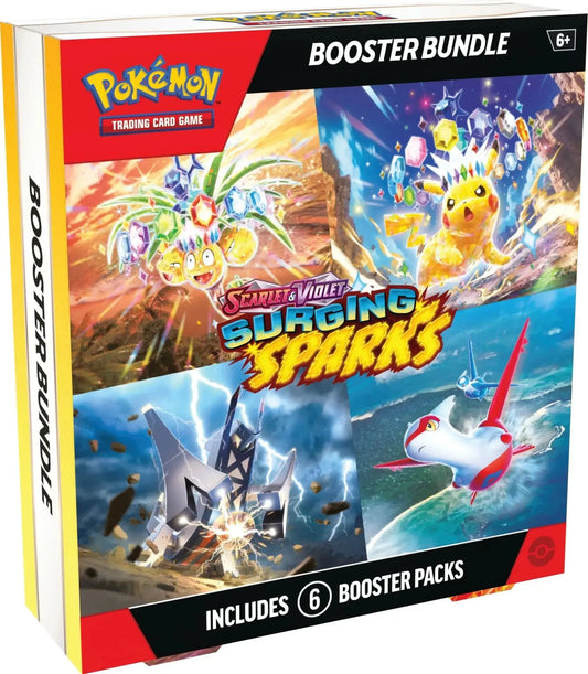 Pokémon TCG: Scarlet & Violet-Surging Sparks Booster Bundle (6 Packs) - Rez Broz Collectibles