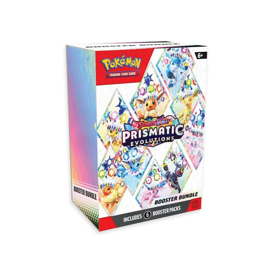Pokemon TCG: Scarlet & Violet - Prismatic Evolutions Booster Bundle (6 Packs) - Rez Broz Collectibles