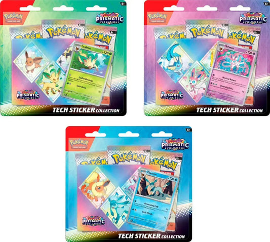 Pokemon TCG: Scarlet & Violet Prismatic Evolutions Tech Sticker Collection (Random)