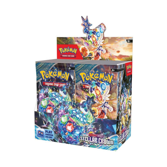Pokémon TCG: Scarlet & Violet Stellar Crown Booster Box (36 Packs) - Rez Broz Collectibles
