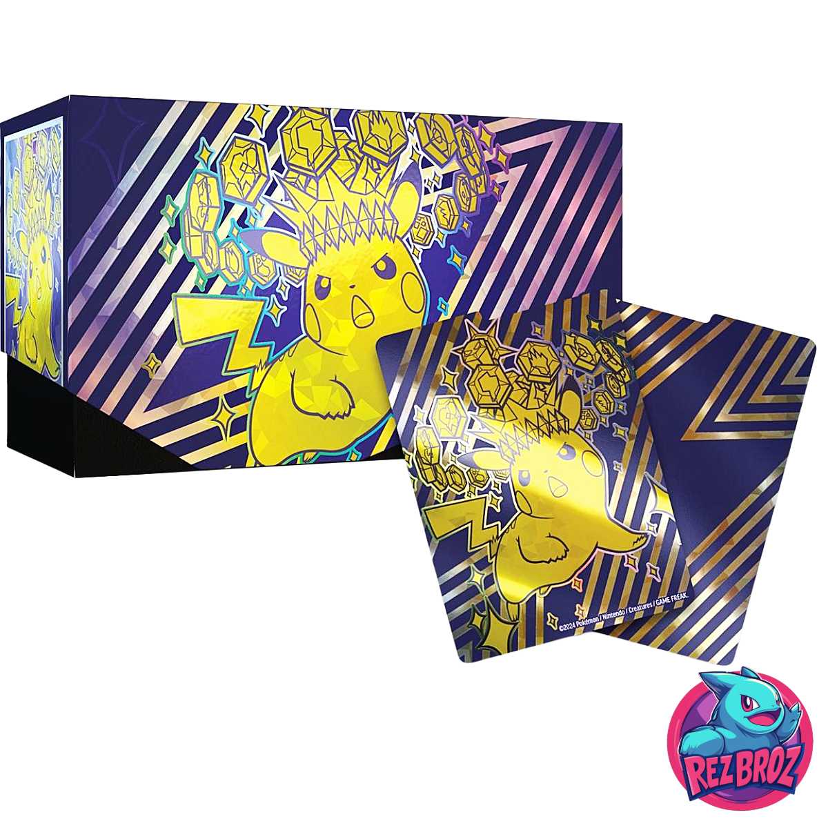 Pokémon TCG: Scarlet & Violet Surging Sparks Elite Trainer Box - Collector Box View - Rez Broz Collectibles