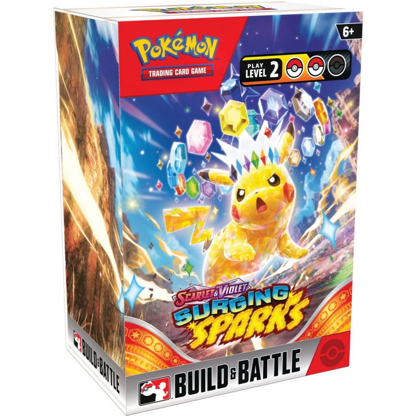 Pokémon TCG: Scarlet and Violet Surging Sparks Build and Battle Box Rez Broz Collectibles