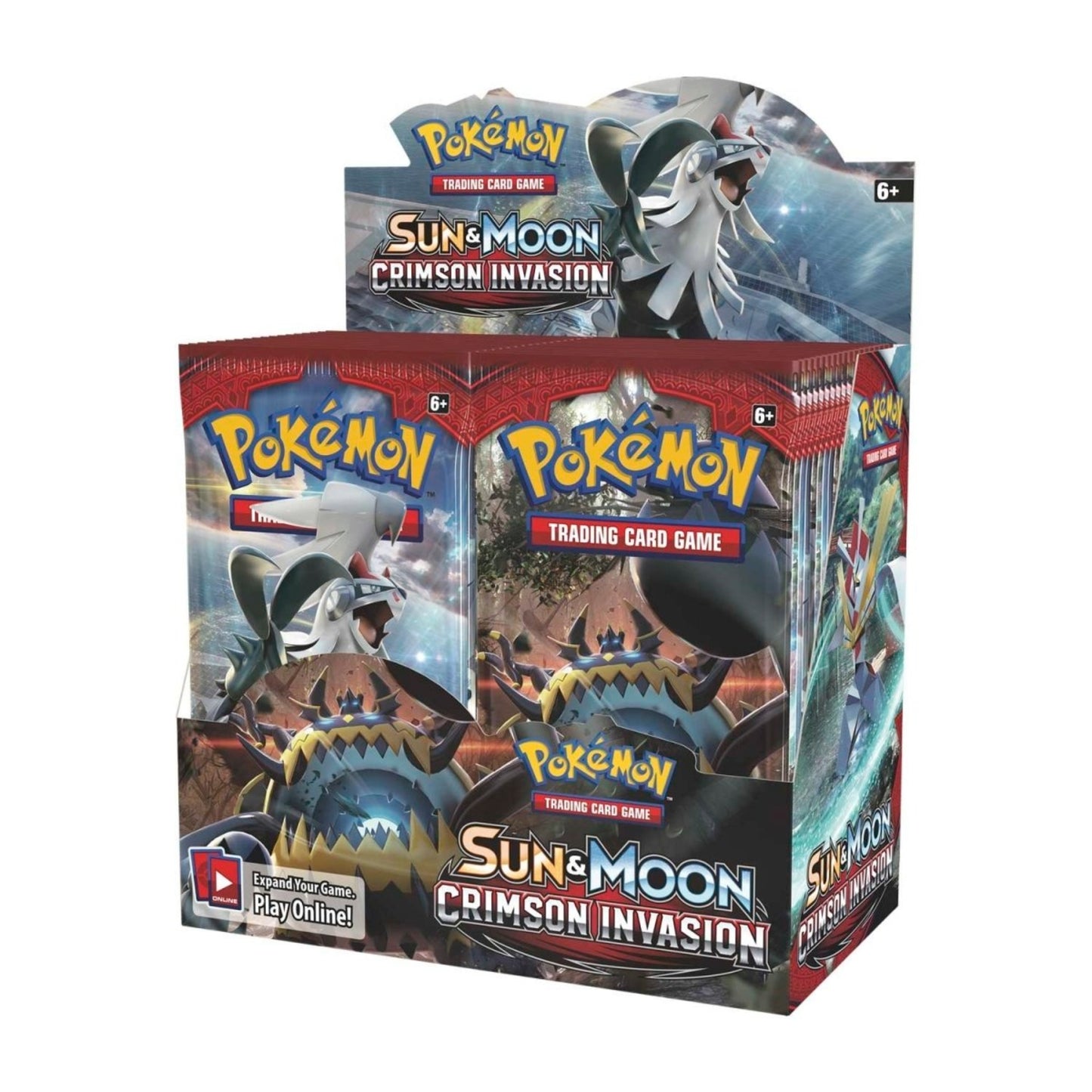 Pokémon TCG: Sun & Moon Crimson Invasion Booster Box (36 Packs) - Rez Broz Collecibles