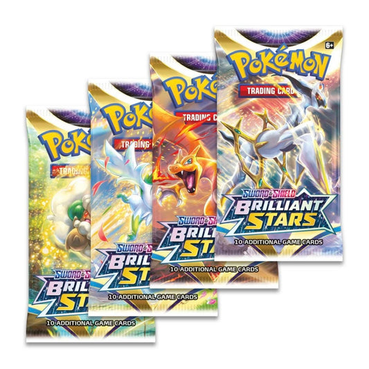 Pokémon TCG: Sword & Shield Brilliant Stars Booster Pack - Rez Broz Collectibles