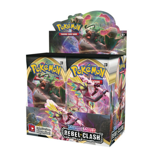 Pokémon TCG: Sword & Shield Rebel Clash Booster Box - Rez Broz Collectibles