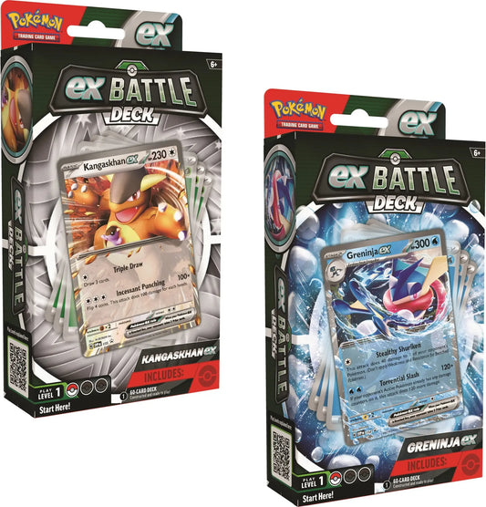 Pokémon TCG: Kangaskhan or Greninja ex Battle Deck (Random)
