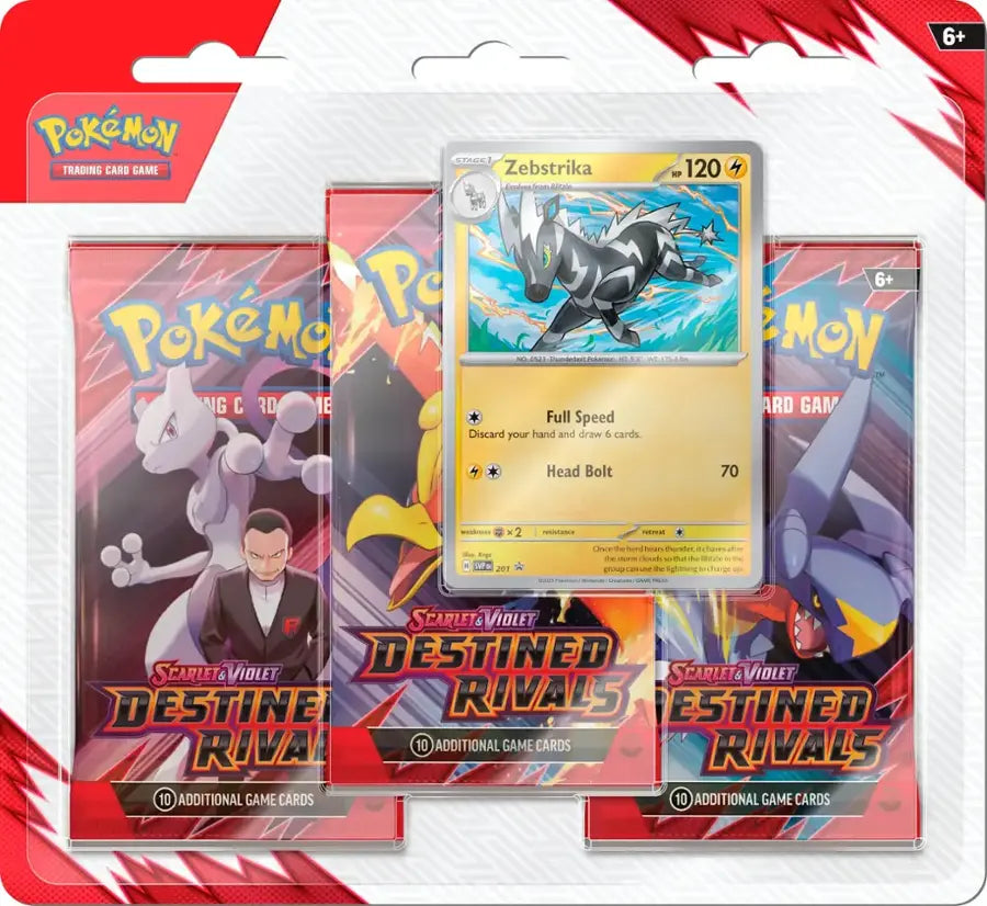 Pokémon - Trading Card Game: Scarlet & Violet Destined Rivals 3Pk Booster (Random)
