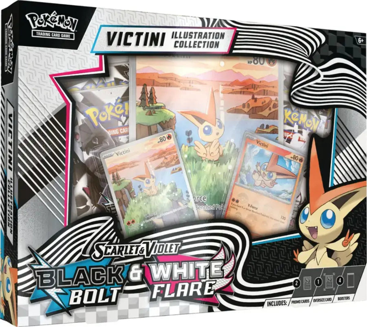 Pokémon trading card game Victini illustration collection packaging