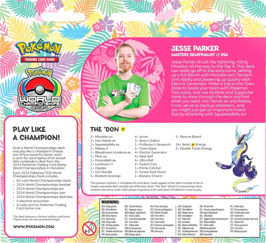 Pokémon - Trading Card Game: World Championship Deck 2024 (Random)