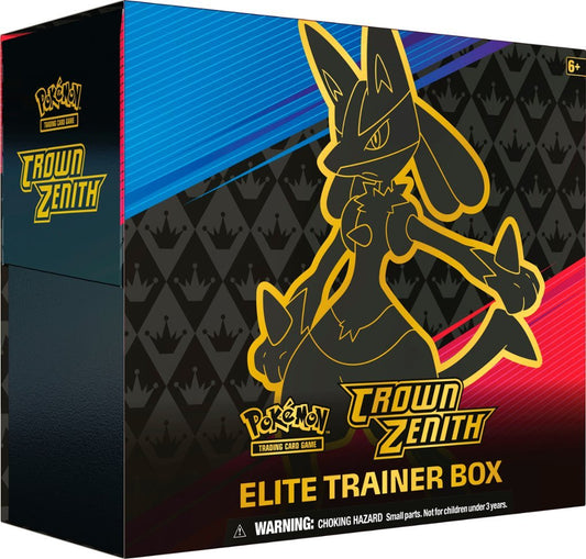 Pokémon TCG: Crown Zenith Elite Trainer Box - Rez Broz Collectibles 

