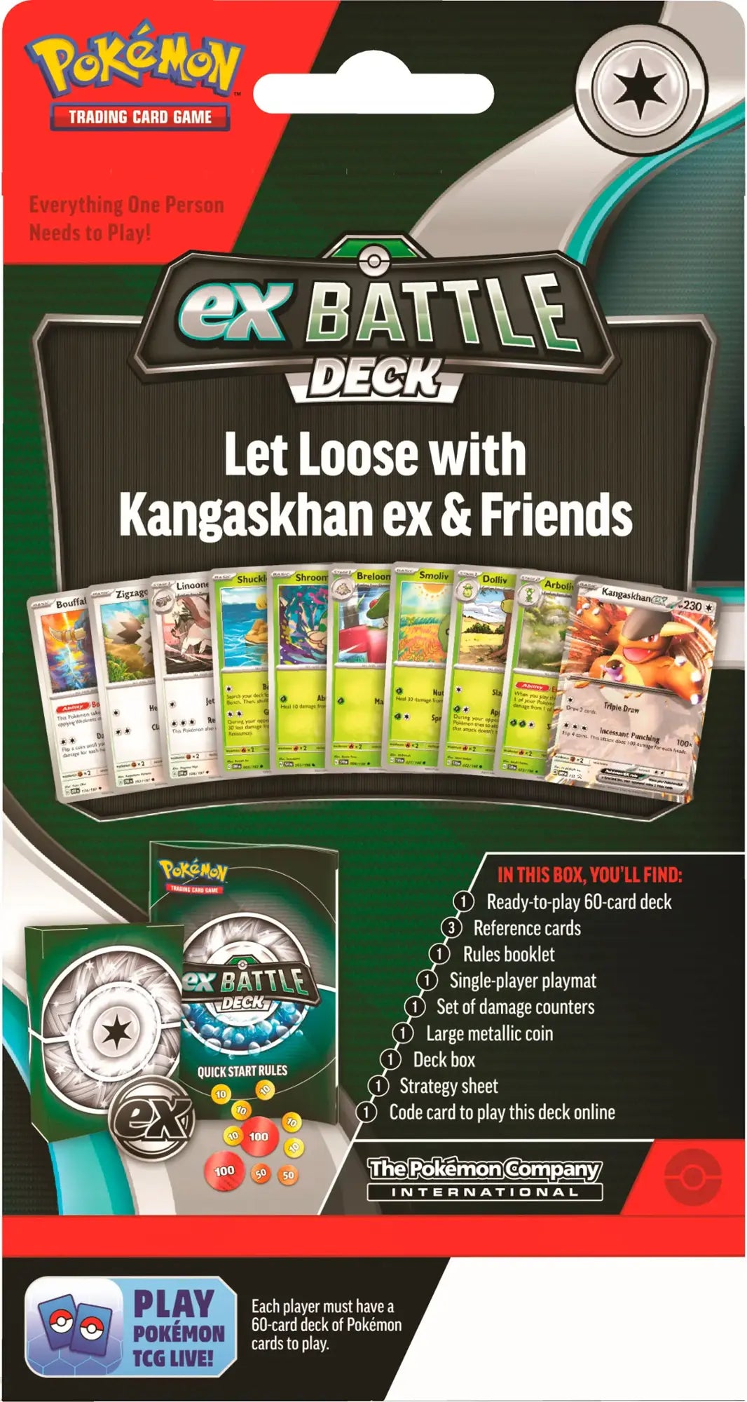 Pokémon TCG: Kangaskhan or Greninja ex Battle Deck (Random)