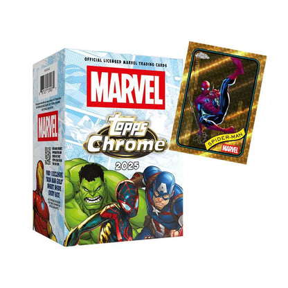 2025 Topps Chrome Marvel Trading Card Value Box