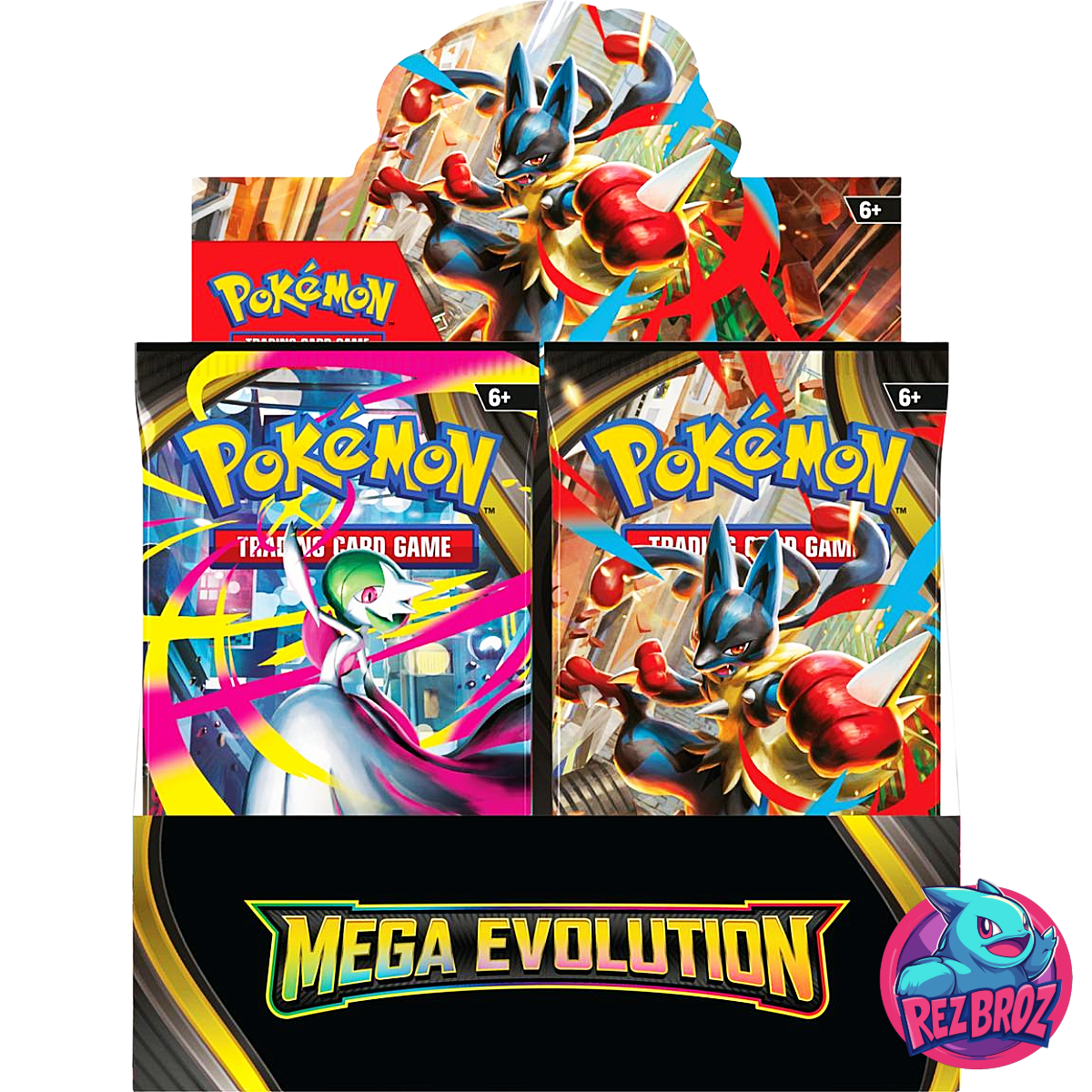 Pokémon TCG Mega Evolution ENHANCED Booster Box – Sealed Front - Rez Broz Collectibles