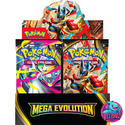 Pokémon TCG Mega Evolution ENHANCED Booster Box – Sealed Front - Rez Broz Collectibles