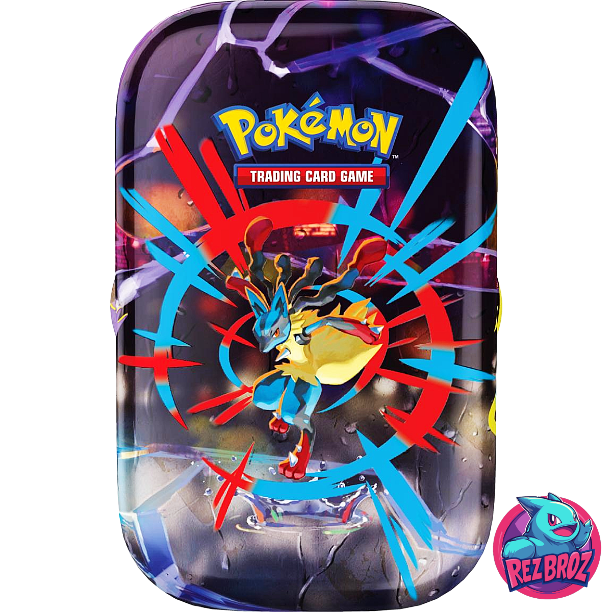 Pokémon TCG: Mega Heroes Mini Tin (Lucario) - Rez Broz Collectibles