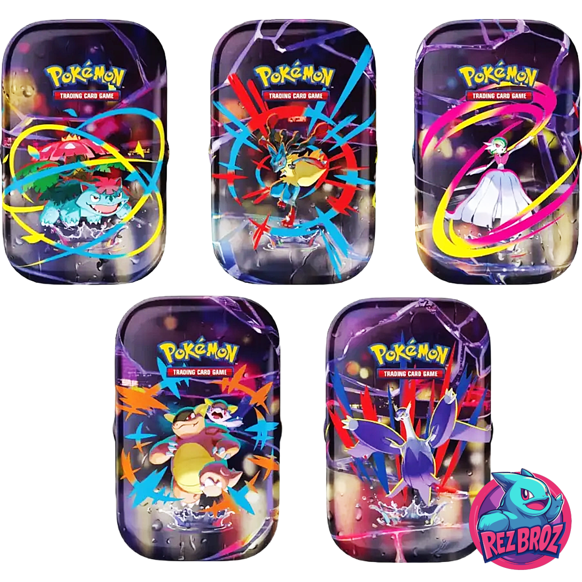 Pokémon TCG: Mega Heroes Mini Tin (RANDOM) - Rez Broz Collectibles