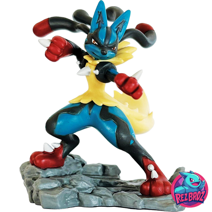 Pokémon TCG: Mega Lucario ex Figure Collection - Figure View - Rez Broz Collectibles