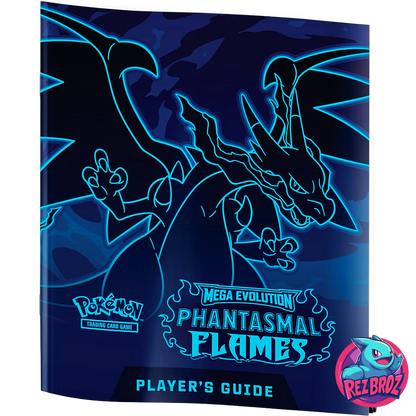 Pokémon TCG: Phantasmal Flames Elite Trainer Box - Player's Guide View - Rez Broz Collectibles