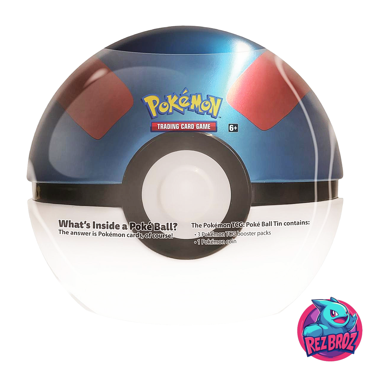 Pokémon TCG: Poké Ball Tin Q4 2024 - Great Ball View - Rez Broz Collectibles