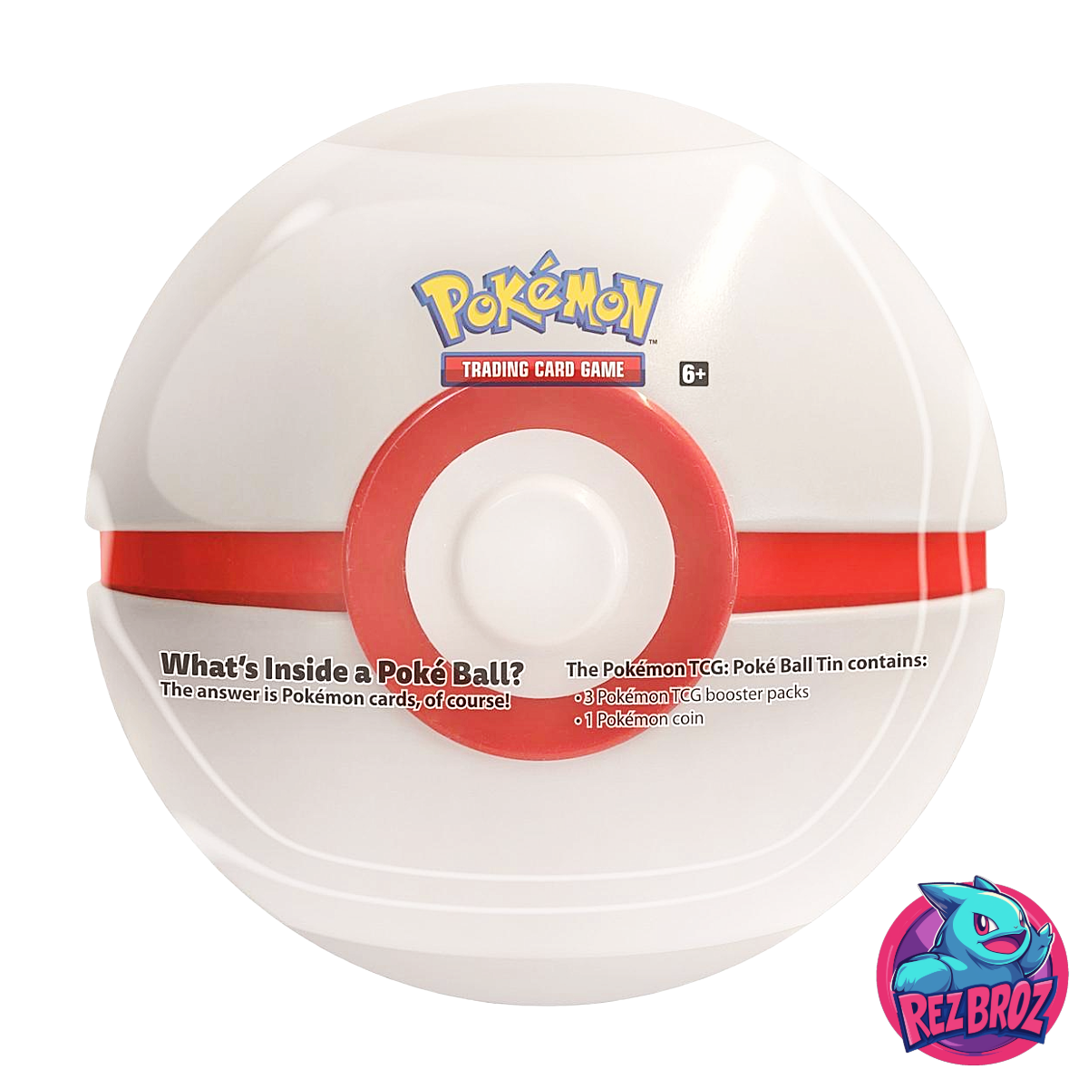Pokémon TCG: Poké Ball Tin Q4 2024 - Premier Ball View - Rez Broz Collectibles