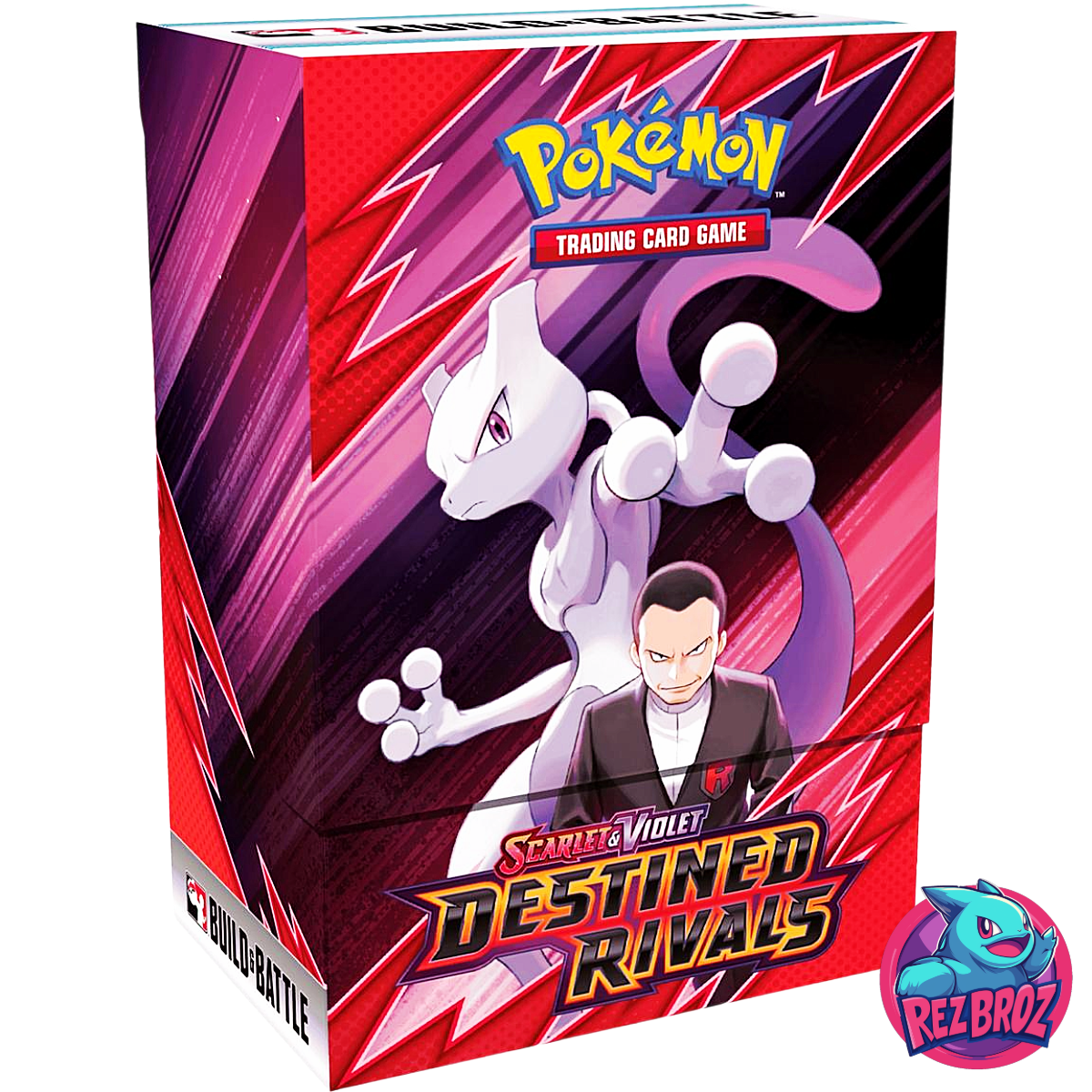 Pokémon TCG: Scarlet & Violet Destined Rivals Build & Battle Box - Front View - Rez Broz Collectibles