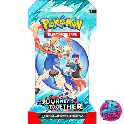 Pokémon TCG: Scarlet & Violet Journey Together Sleeved Booster - Hop Pack Art View- Rez Broz Collectibles