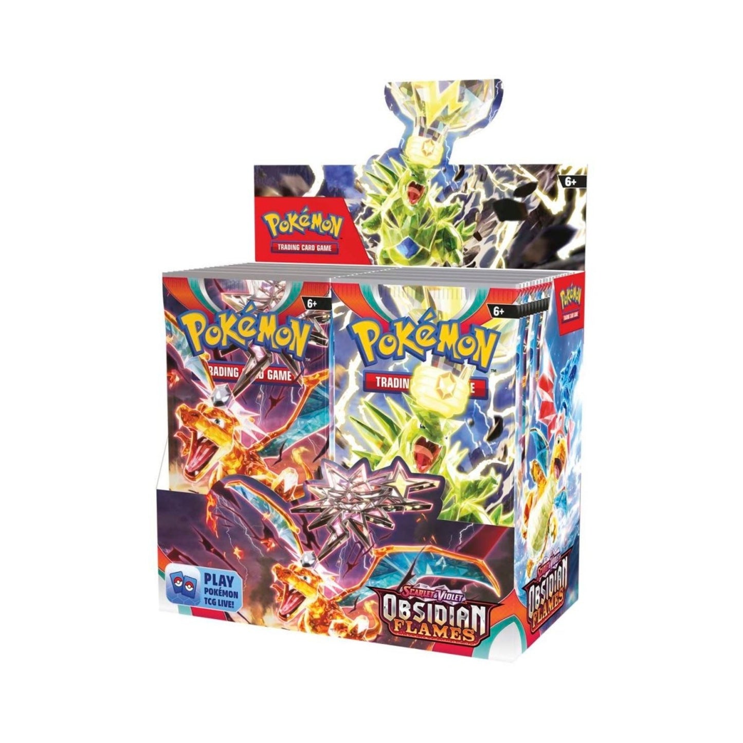  Pokémon TCG: Scarlet & Violet Obsidian Flames Booster Box (36 Packs) - Rez Broz Collectibles