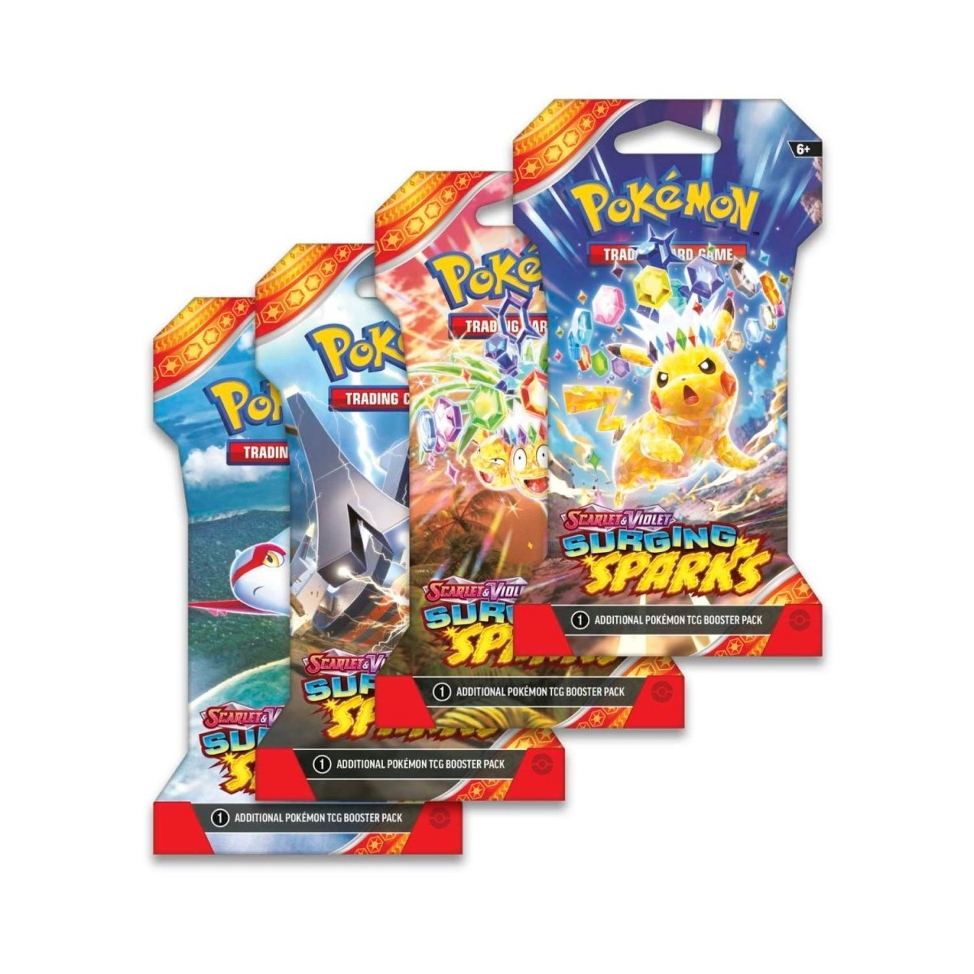 Pokémon TCG: Scarlet & Violet-Surging Sparks Sleeved Booster Pack Rez Broz Collectibles
