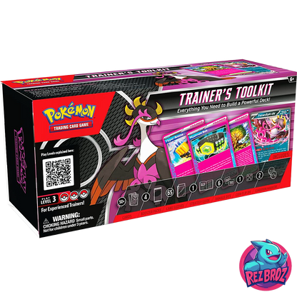 Pokémon TCG: Trainer’s Toolkit (2025) - Front Box Angled View - Rez Broz Collectibles