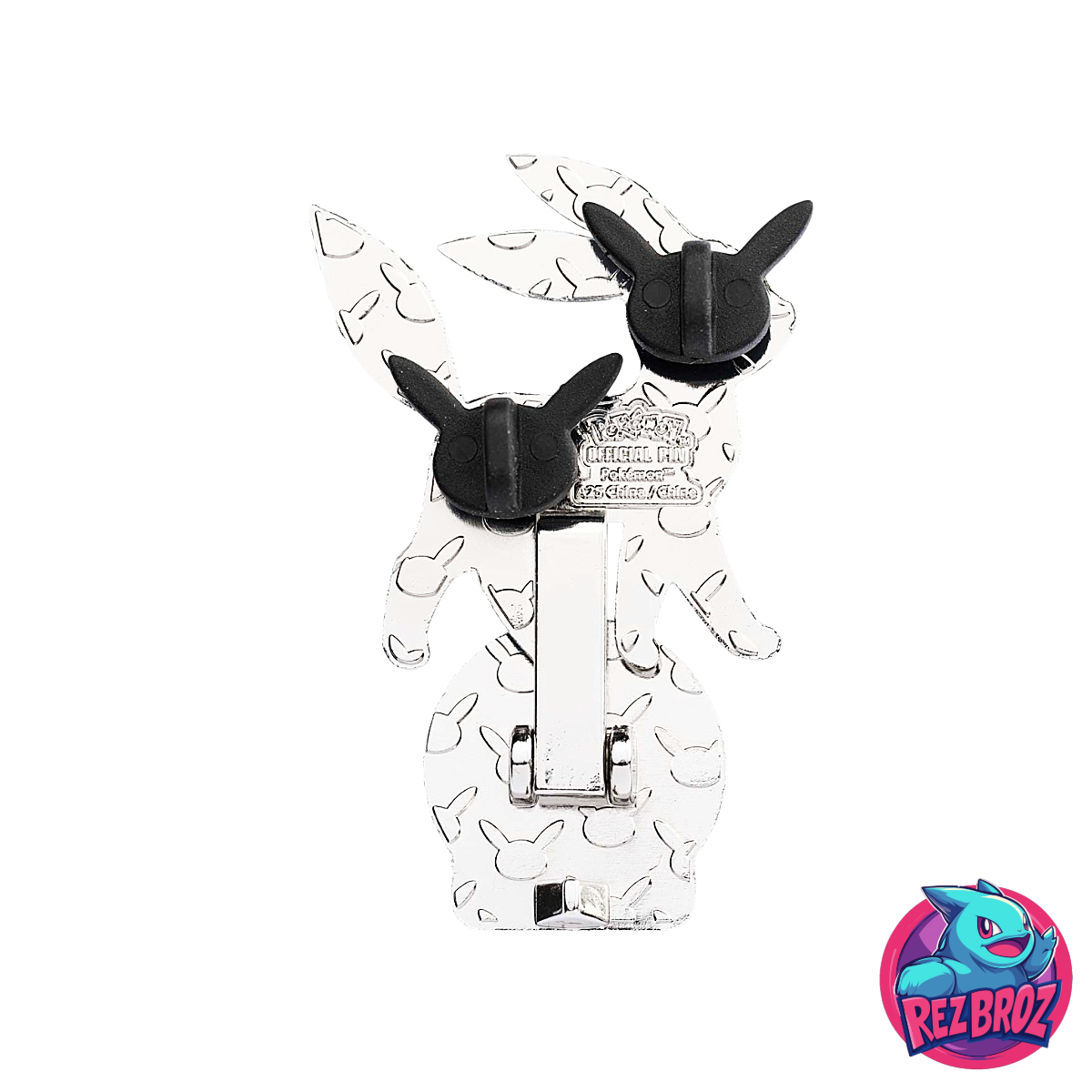 Pokémon TCG: Umbreon Pokémon Gallery Pin - Back View - Rez Broz Collectibles 