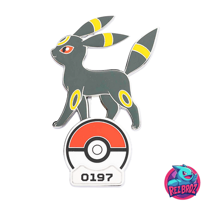 Pokémon TCG: Umbreon Pokémon Gallery Pin - Front View - Rez Broz Collectibles 