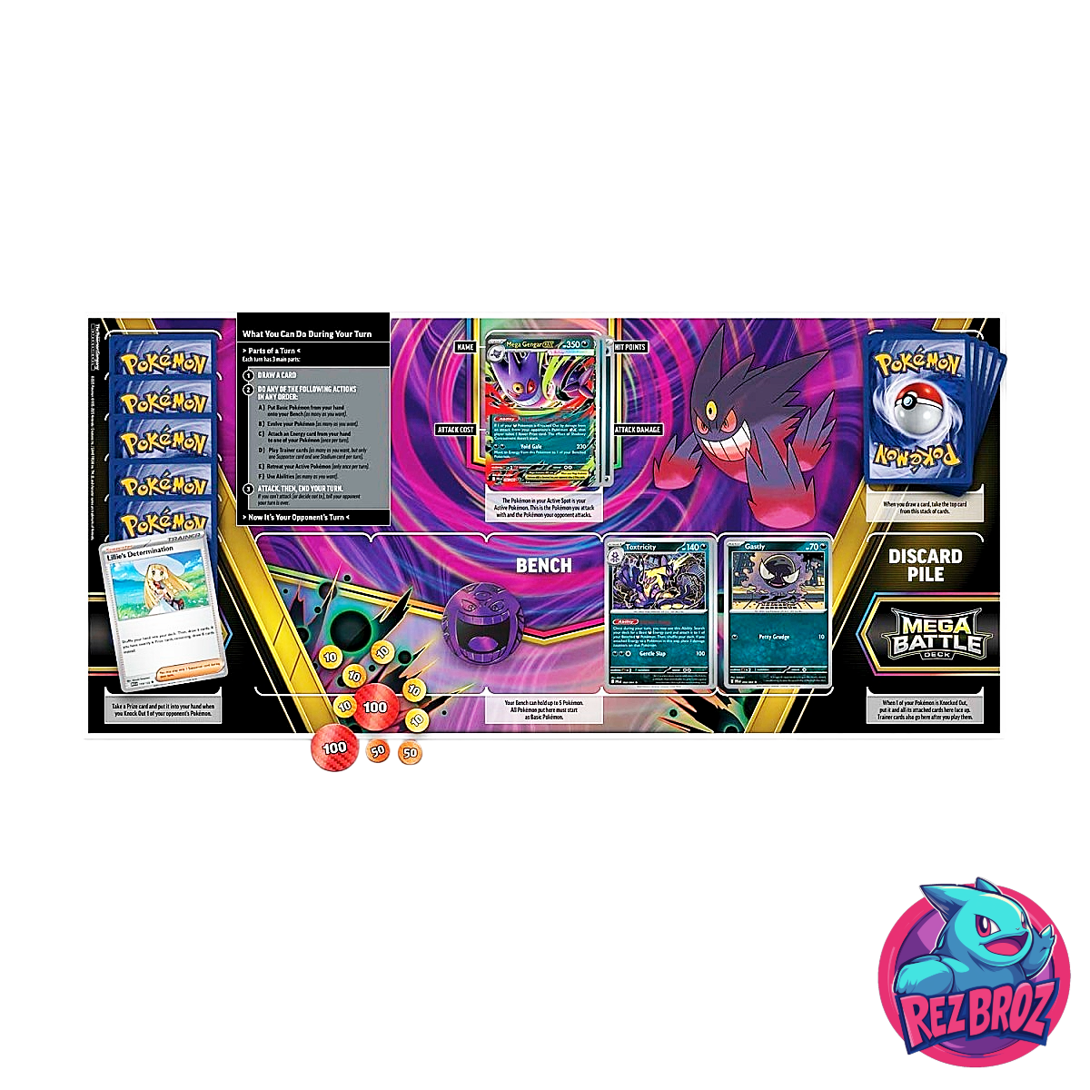 Pokémon TCG: Mega Battle Deck Mega Gengar ex OR Mega Diancie ex