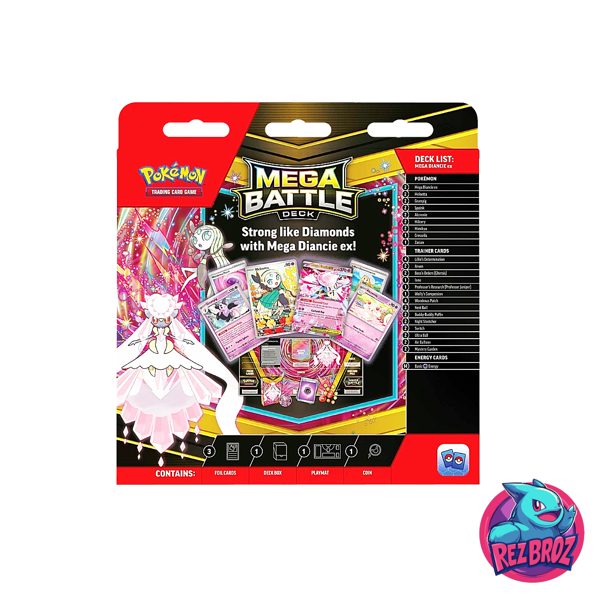 Pokémon TCG: Mega Battle Deck Mega Gengar ex OR Mega Diancie ex